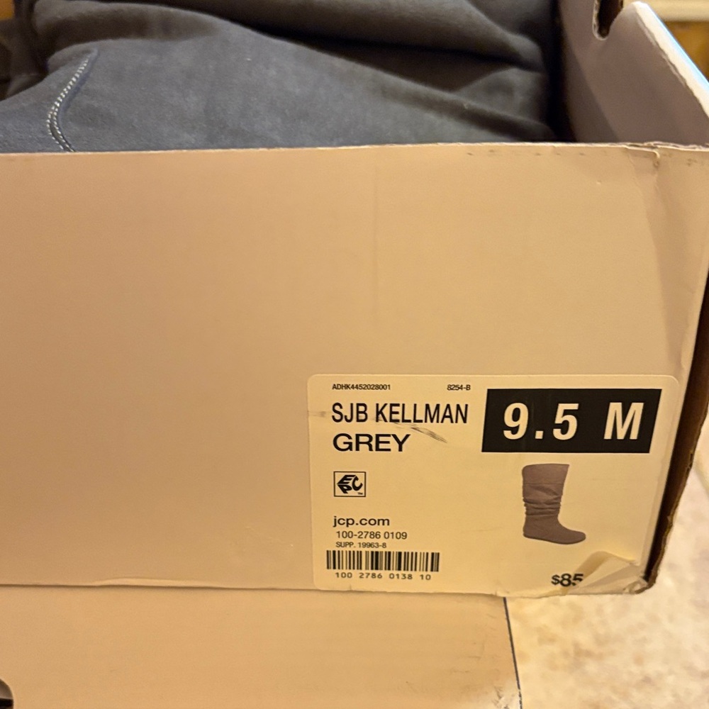 St. John's Bay Grey Heeled Boots
